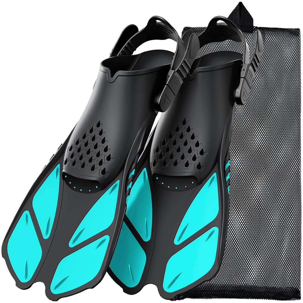 Swim Fin Short Blade - 스노클 핀 수영 오리발 조절 가능한