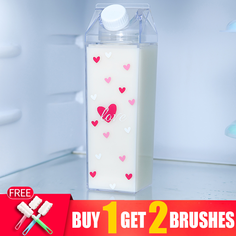 Sports Equipment Kitchener - 1000ml 투명 사각형 플라스틱 음료 병