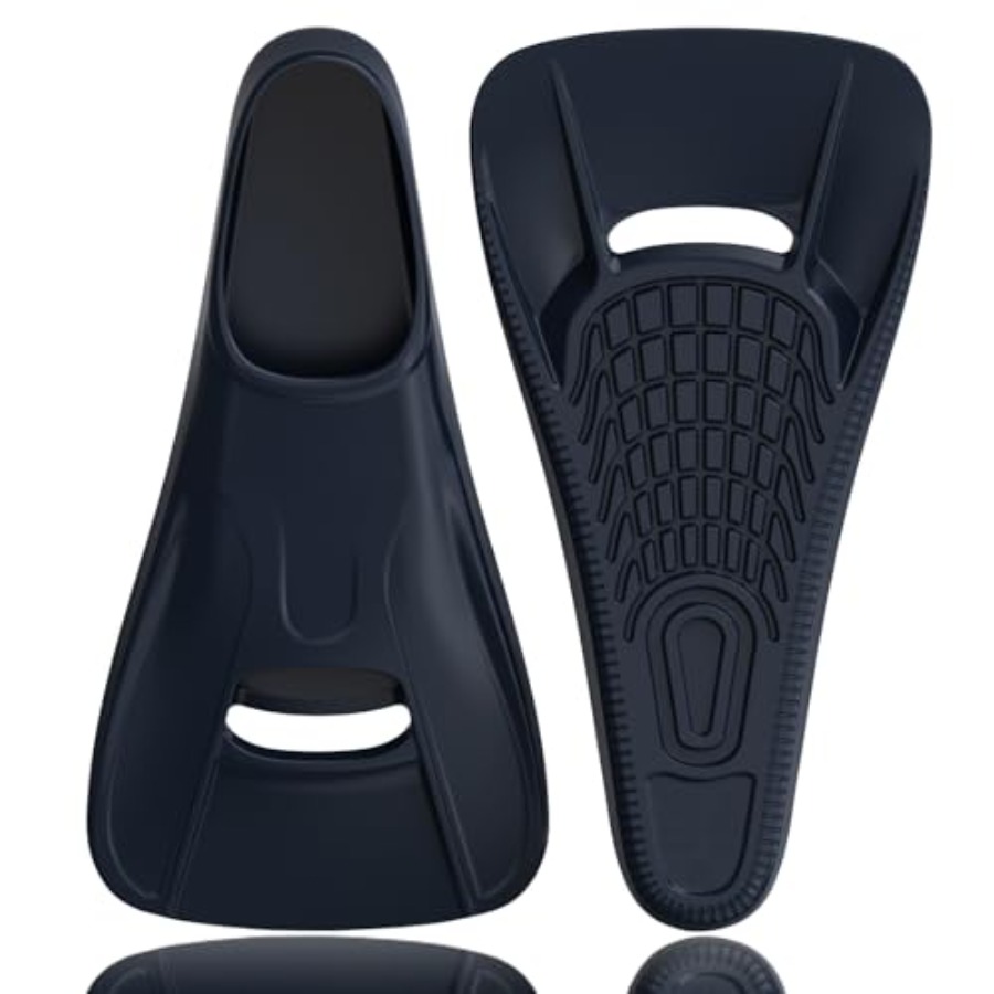 Swim Fin Short Blade - 성인용 수영 훈련용 핀, 수영장 랩