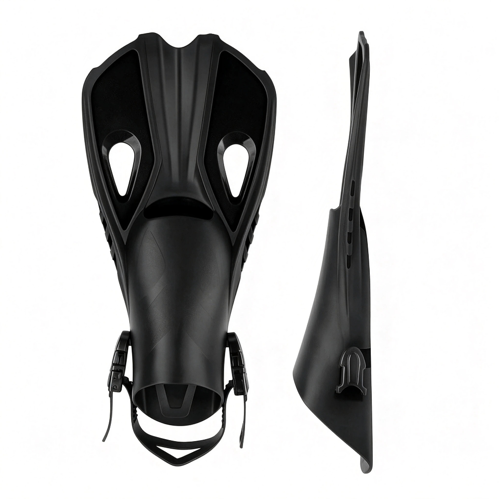 Swim Fin Short Blade - 조절 가능한 오픈힐 숏 수영 핀
