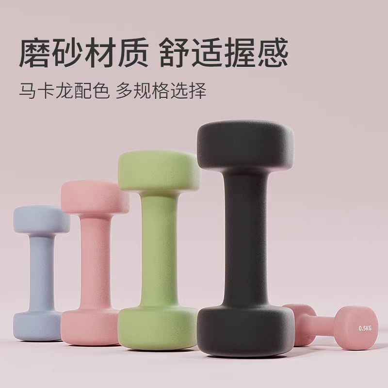 3kg 여성용 덤벨 세트 컬러풀한 체육관 장비 비닐 코 - Sports Equipment At Home 리뷰 및 가격