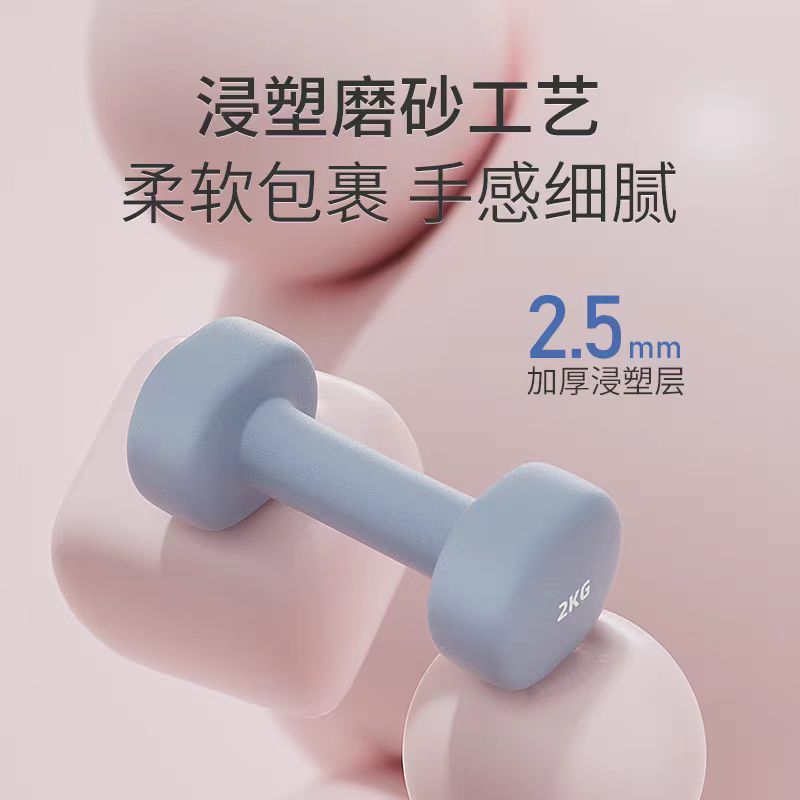 3kg 여성용 덤벨 세트 컬러풀한 체육관 장비 비닐 코 - Sports Equipment At Home 리뷰 및 가격