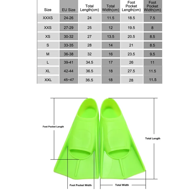 전문가용 숏 블레이드 실리콘 다이빙 핀 (다이빙 및 수 - Swim Fin Short Blade 리뷰 및 가격